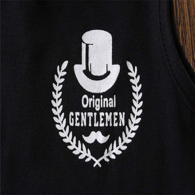 Toddler Kids Baby Boy Sleeveless Hooded Clothes